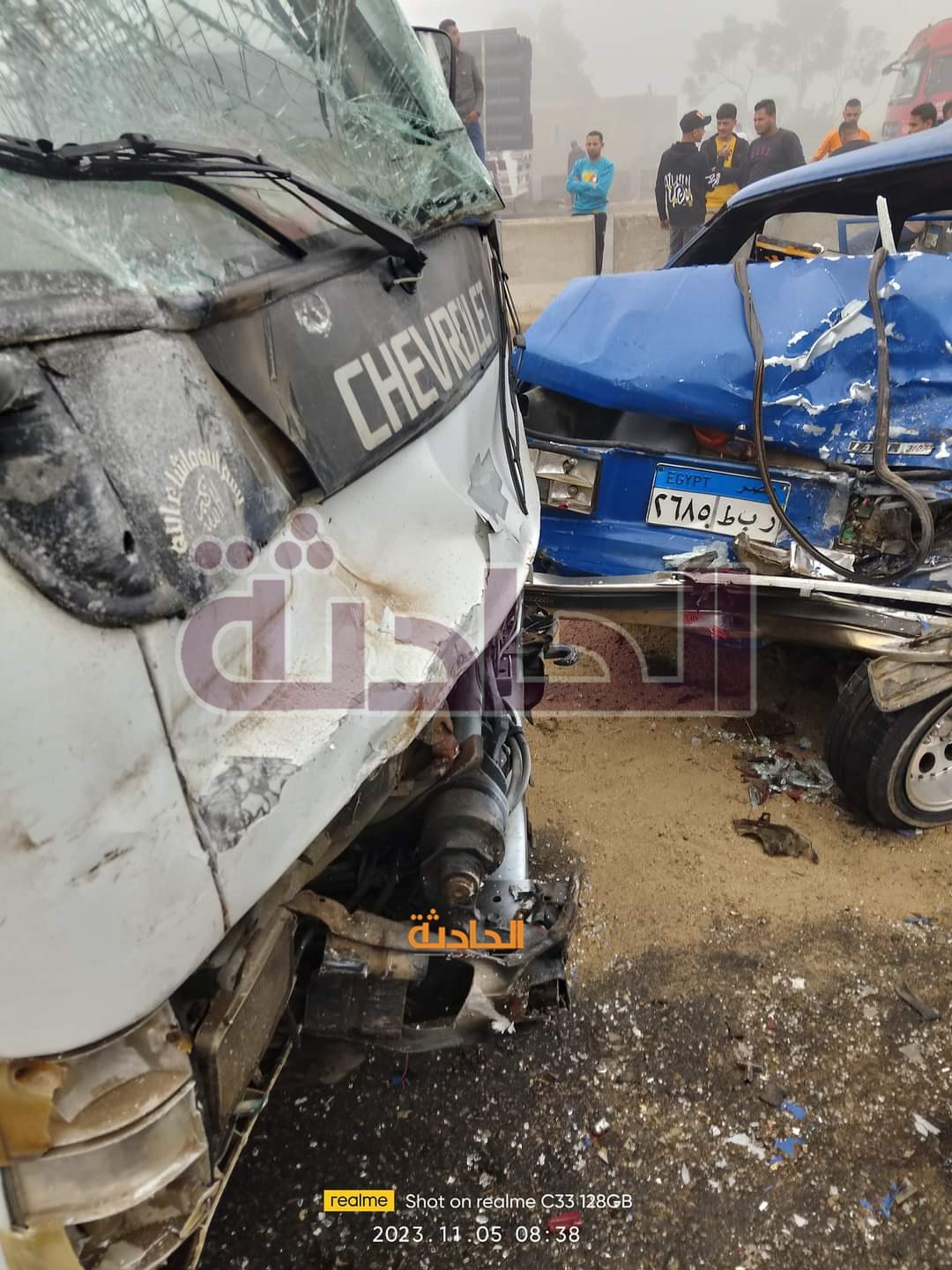 حادث مروع على الطريق الإقليمي