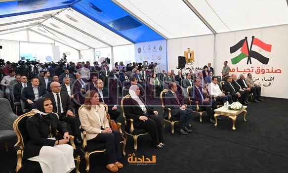 قافلة صندوق تحيا مصر لغزة