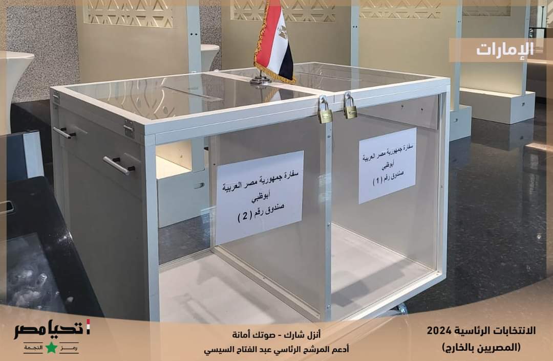 توافد الجاليات المصرية على لجان الاقتراع بالانتخابات الرئاسية 2024