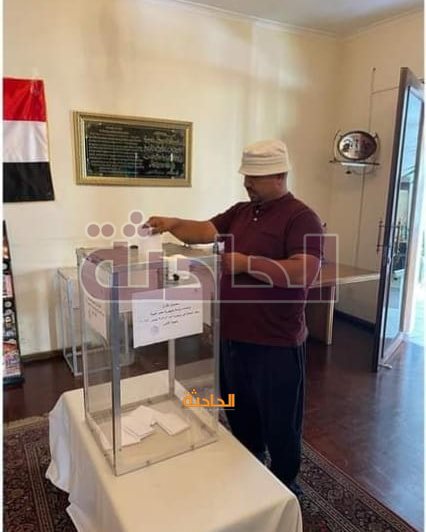 توافد الجالية المصرية للتصويت في الانتخابات الرئاسية بالكونغو وجنوب أفريقيا