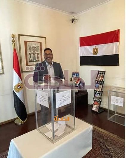 توافد الجالية المصرية للتصويت في الانتخابات الرئاسية بالكونغو وجنوب أفريقيا