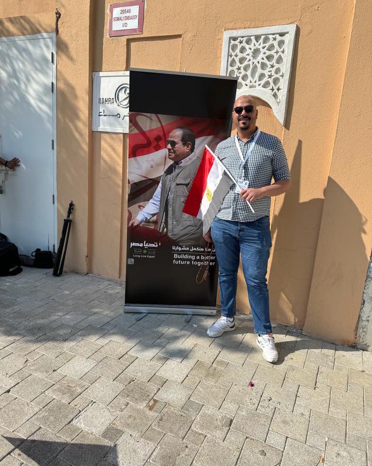 توافد المصريين بقطر للإدلاء بأصواتهم في انتخابات الرئاسة 2024