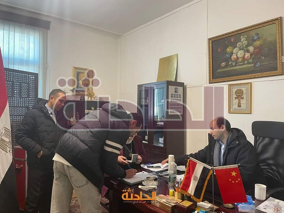 توافد الجالية المصرية في الصين للتصويت في الانتخابات الرئاسية لليوم الثالث