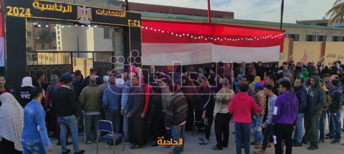 احتشاد للمواطنين في المعصرة للإدلاء بأصواتهم في الانتخابات الرئاسية 2024