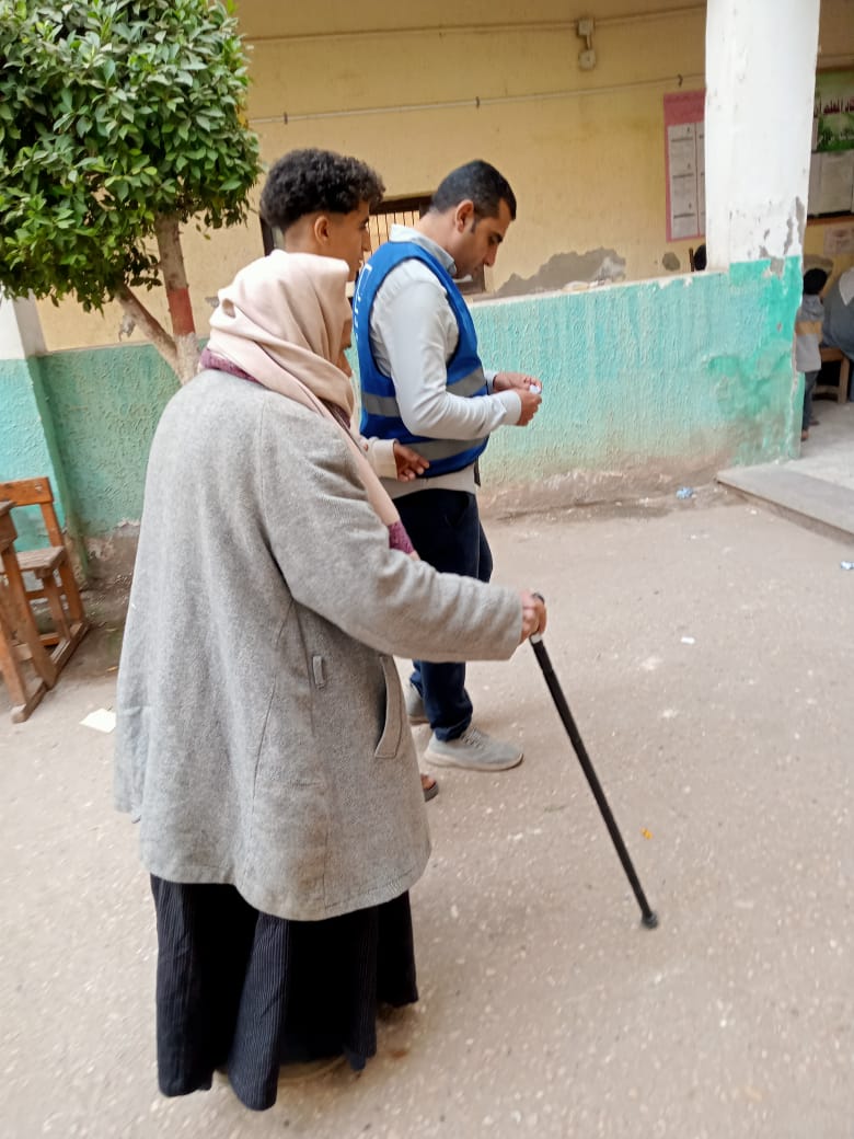حياة كريمة تحتضن ذوي الإعاقة وكبار السن في الانتخابات الرئاسية