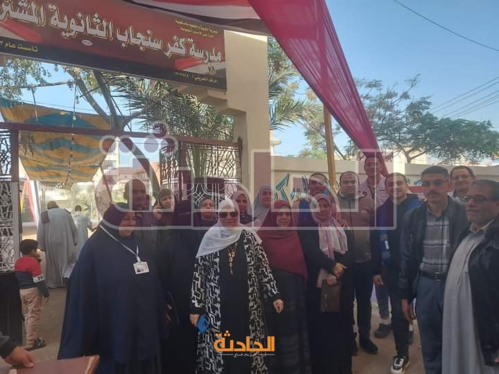 توافد المواطنين على المقار الانتخابية في الدقهلية