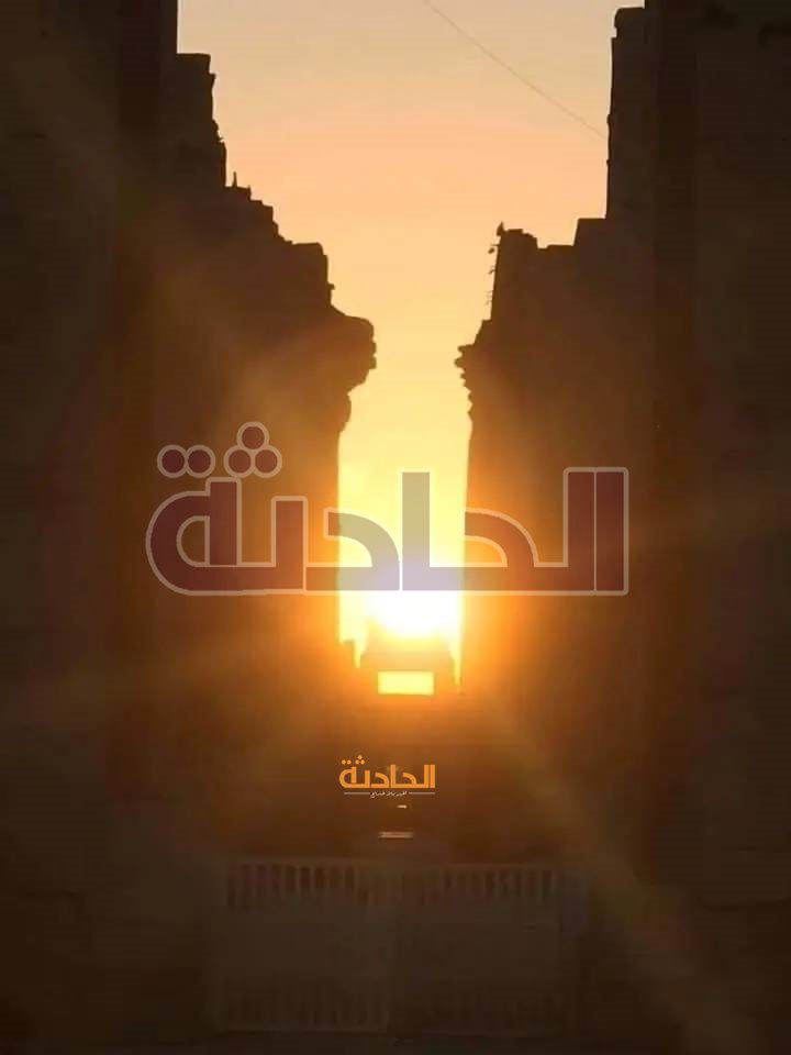 ظاهرة تعامد الشمس