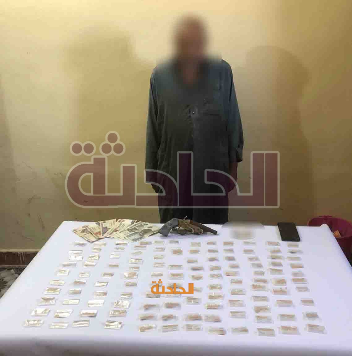 ضبط 4 عناصر إجرامية بحوزتهم كميات من المخدرات والأسلحة النارية