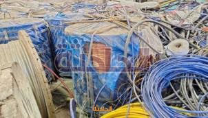 ضبط مصنعين لإنتاج الأسلاك الكهربائية المغشوشة بالقناطر الخيرية