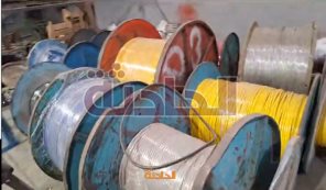 ضبط مصنعين لإنتاج الأسلاك الكهربائية المغشوشة بالقناطر الخيرية