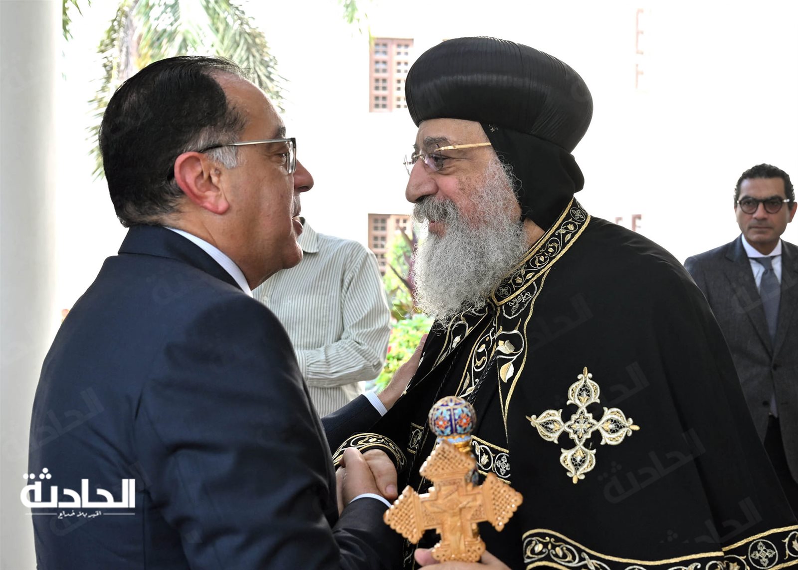 رئيس الوزراء يهنئ البابا تواضروس