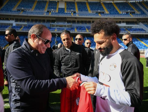 الرئيس السيسي يتفقد المدينة الألعاب الأولمبية�