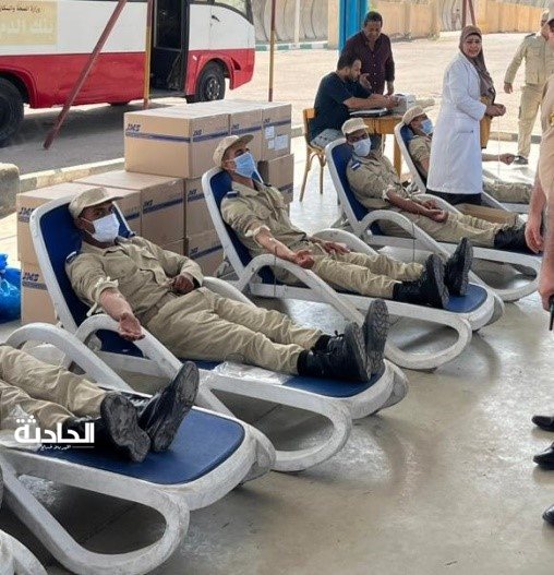 الداخلية تنظم حملات للتبرع بالدم لضباط وأفراد وطلبة معاهد معاوني الأمن