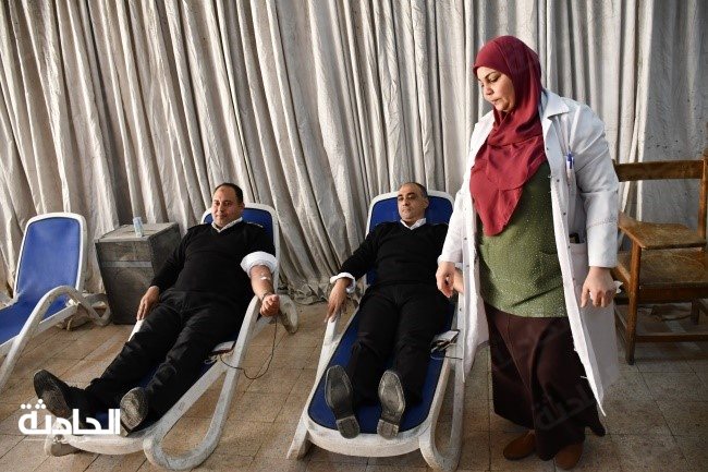 الداخلية تنظم حملات للتبرع بالدم لضباط وأفراد وطلبة معاهد معاوني الأمن