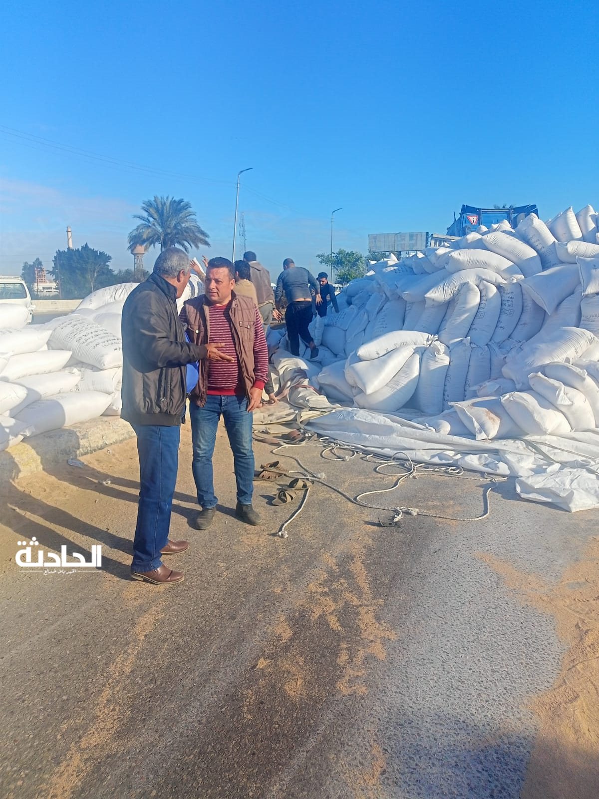 تعطل الطريق الزراعي في القليوبية