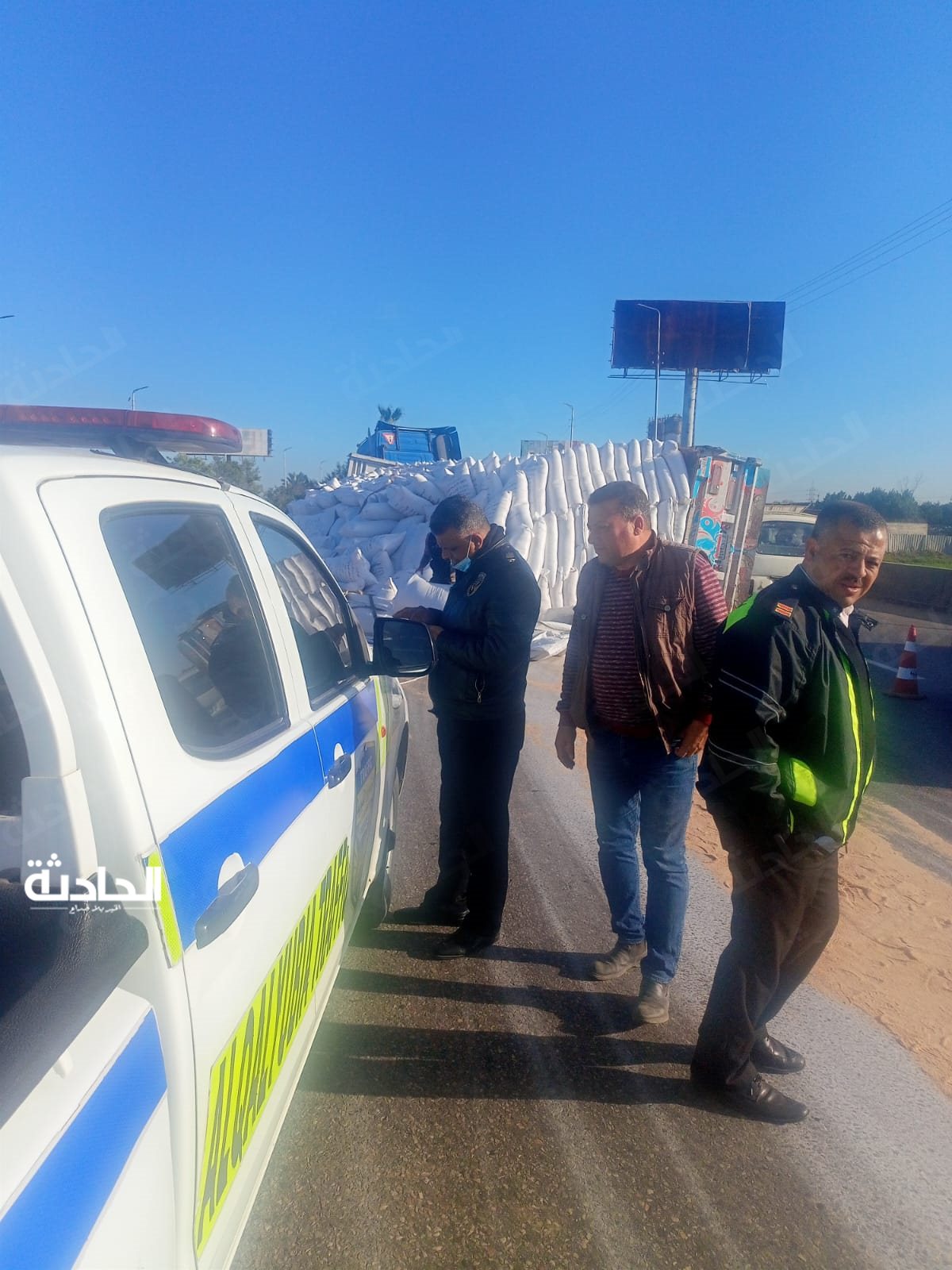 تعطل الطريق الزراعي في القليوبية