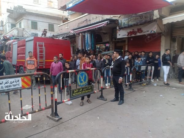 سقوط سور شرفة منزل بكفر الشيخ