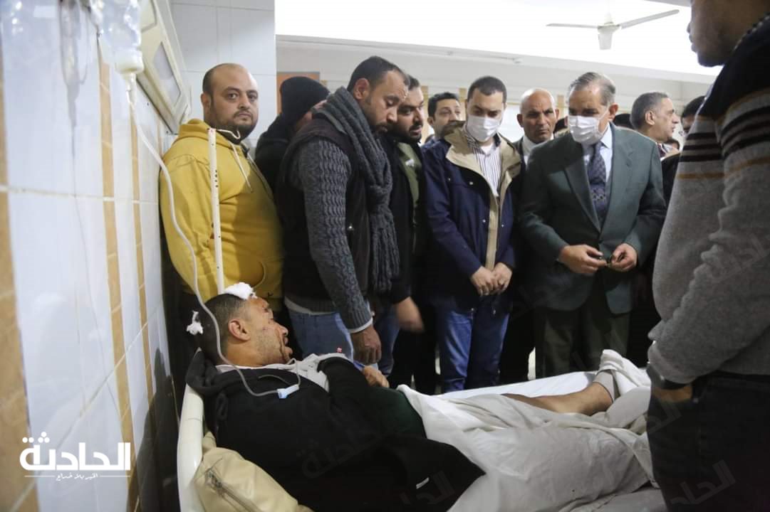 محافظ كفر الشيخ يزور مصابي عقار دسوق