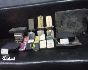 ضبط القائمين على إدارة 3 محطات لبث القنوات الفضائية المشفرة في المعصرة والمرج