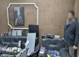 ضبط القائمين على إدارة 3 محطات لبث القنوات الفضائية المشفرة في المعصرة والمرج