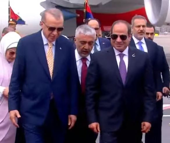 مراسم استقبال الرئيس التركي أودوغان في قصر الاتحادية