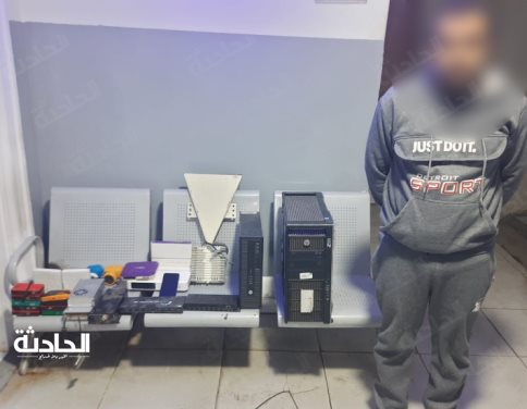 ضبط 3 أشخاص مالكى شبكات بث تلفزيونى للقنوات الفضائية