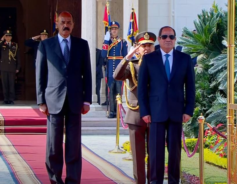 الرئيس السيسي ونظيره الإريتري
