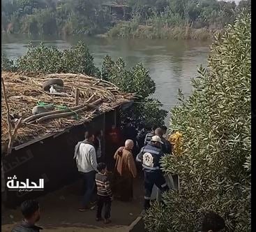ضحايا غرق معدية منشأة القناطر