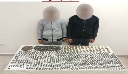 ضبط 1885 قطعة أثرية