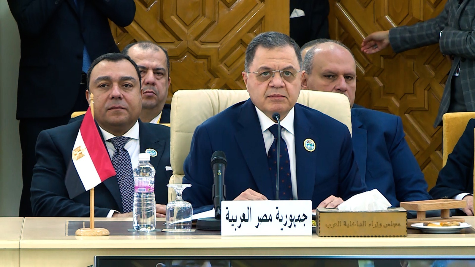 وزير الداخلية خلال اجتماع وزراء الداخلية العرب