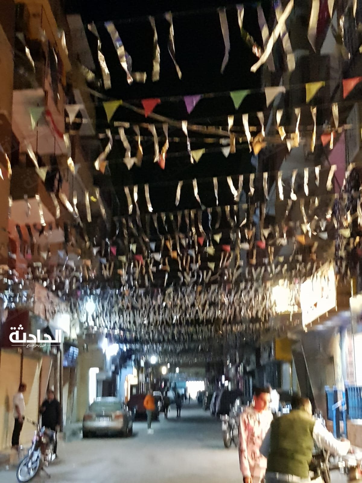 أعلام فلسطين تزين شوارع الأقصر