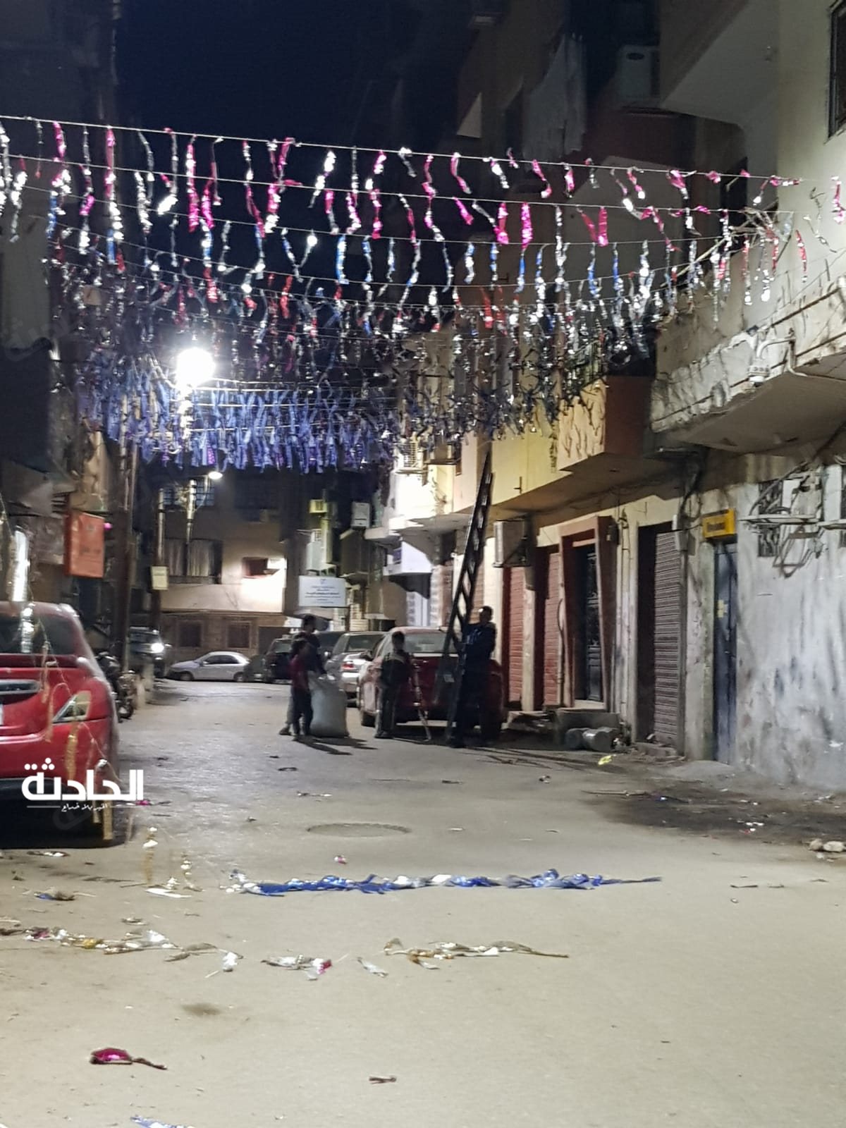 أعلام فلسطين تزين شوارع الأقصر
