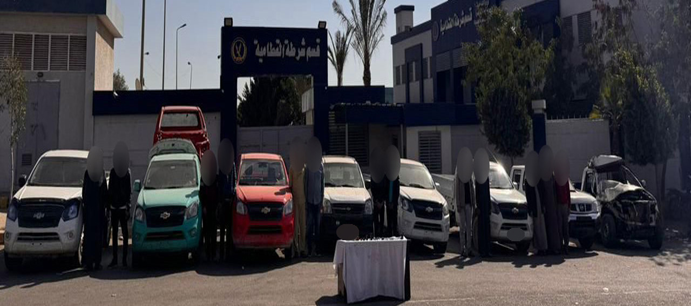 سرقة السيارات والمصانع بالقاهرة