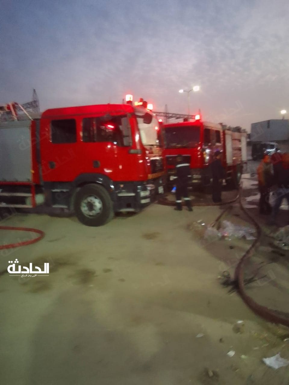 حريق يلتهم كافيه شهير في مدينة نصر