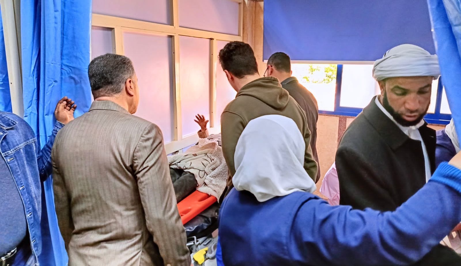 حادث انقلاب ميكروباص