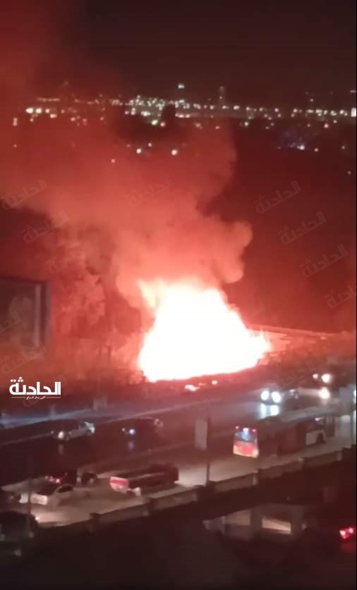 حريق بكافتيريا في المعادي