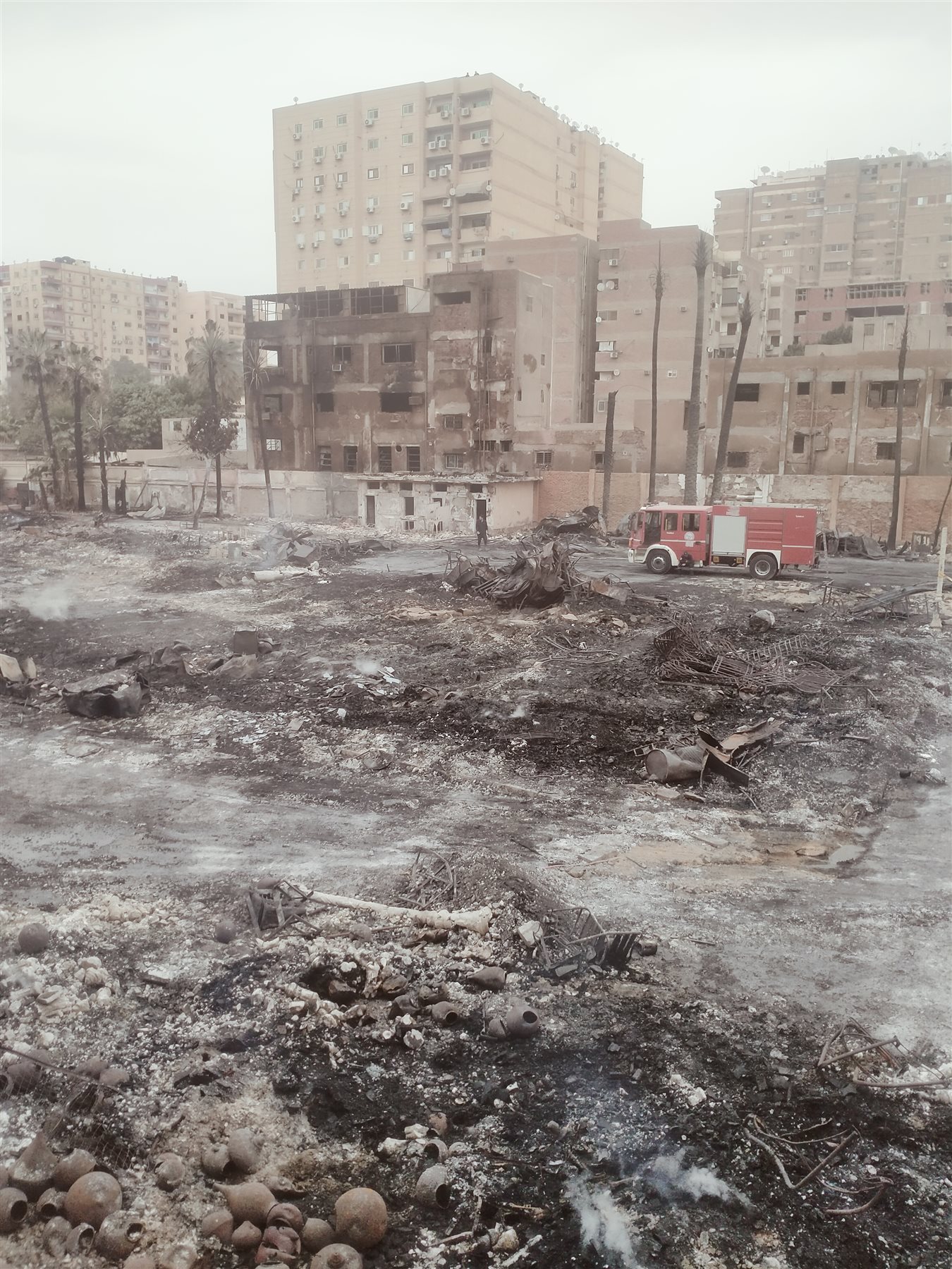 أصحاب الشقق المحترقة