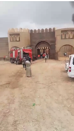 حريق لوكيشين ألف ليلة وليلة