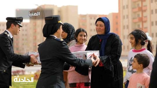 توزيع عبوات غذائية