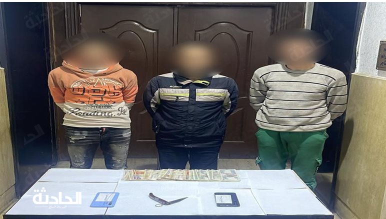ضبط 5 عاطلين لسرقة المساكن ومتعلقات المواطنين بالقاهرة
