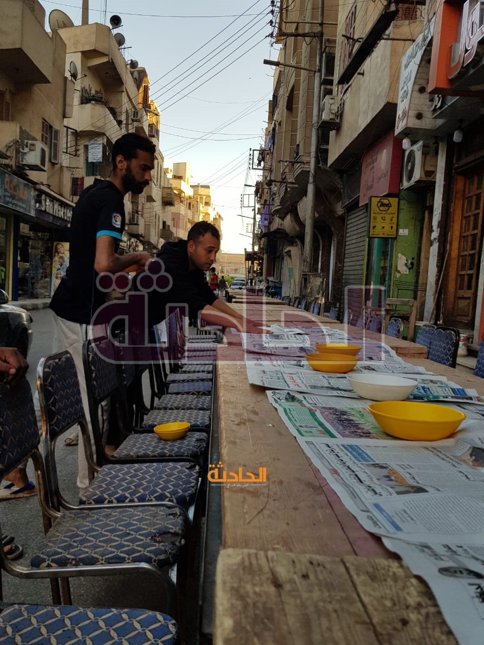 مائدة إفطار للعام الرابع بمنطقة رمسيس