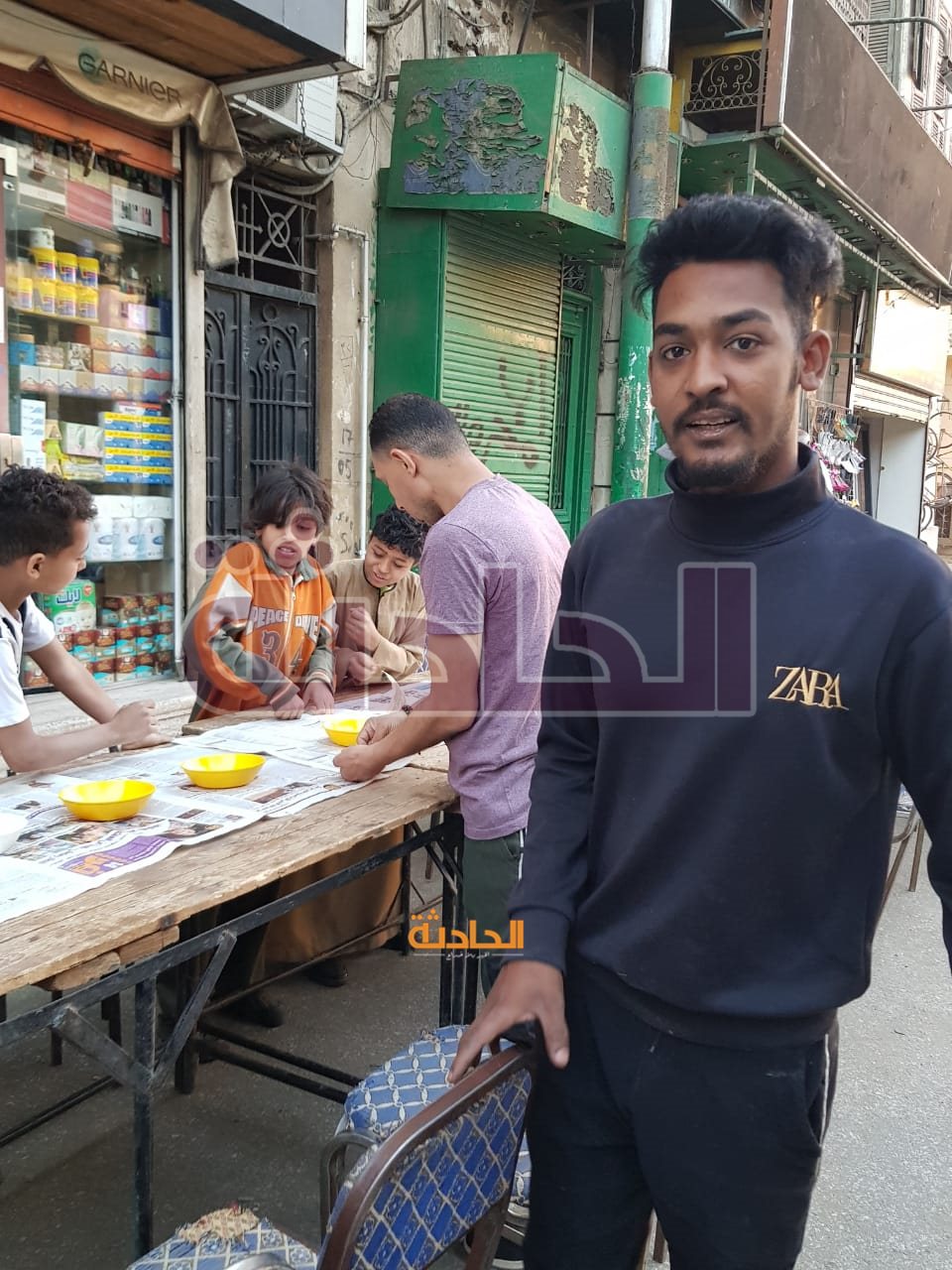 مائدة إفطار للعام الرابع بمنطقة رمسيس