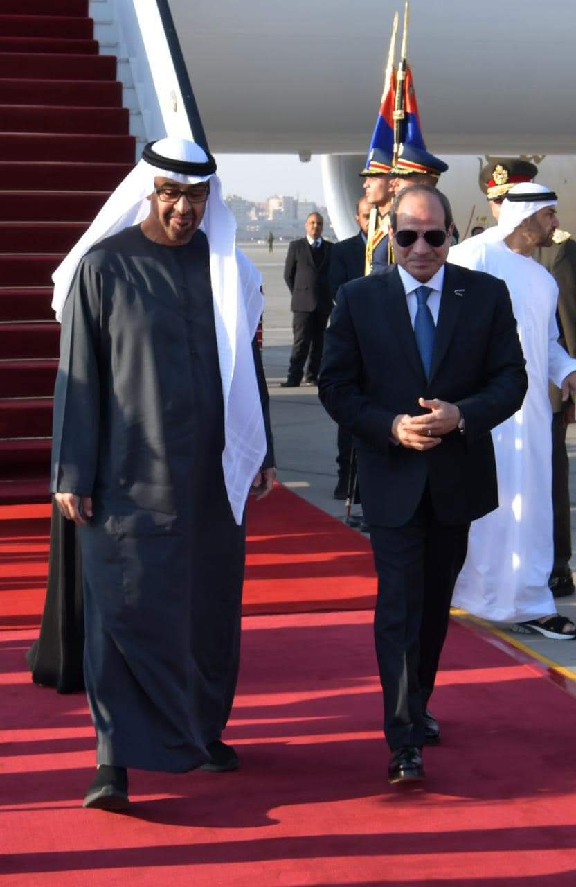 الرئيس السيسي وحاكم الإمارات