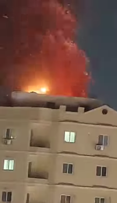 حريق عقار شيخ الكبابجى بمدينة نصر