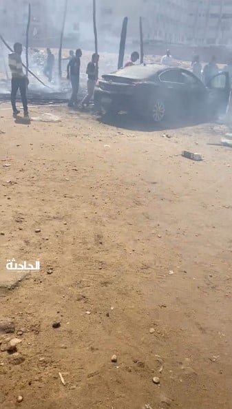 حريق داخل جراج سيارات بحدائق الأهرام