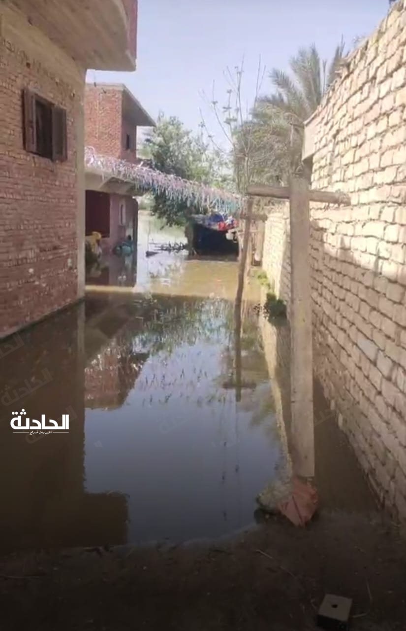 غرق عشرات المنازل بعد سقوط جسر عزبة الكوبانية بالإسماعيلية�