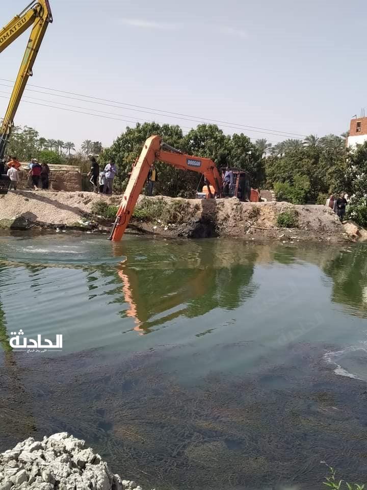 غرق عشرات المنازل بعد سقوط جسر عزبة الكوبانية بالإسماعيلية�