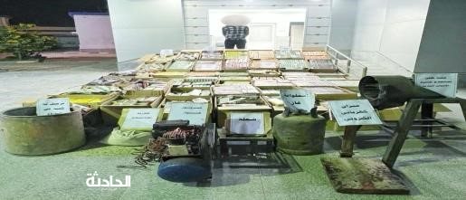 ضبط 7 عاطلين بحوزتهم مليون و304 ألف قطعة ألعاب الناري