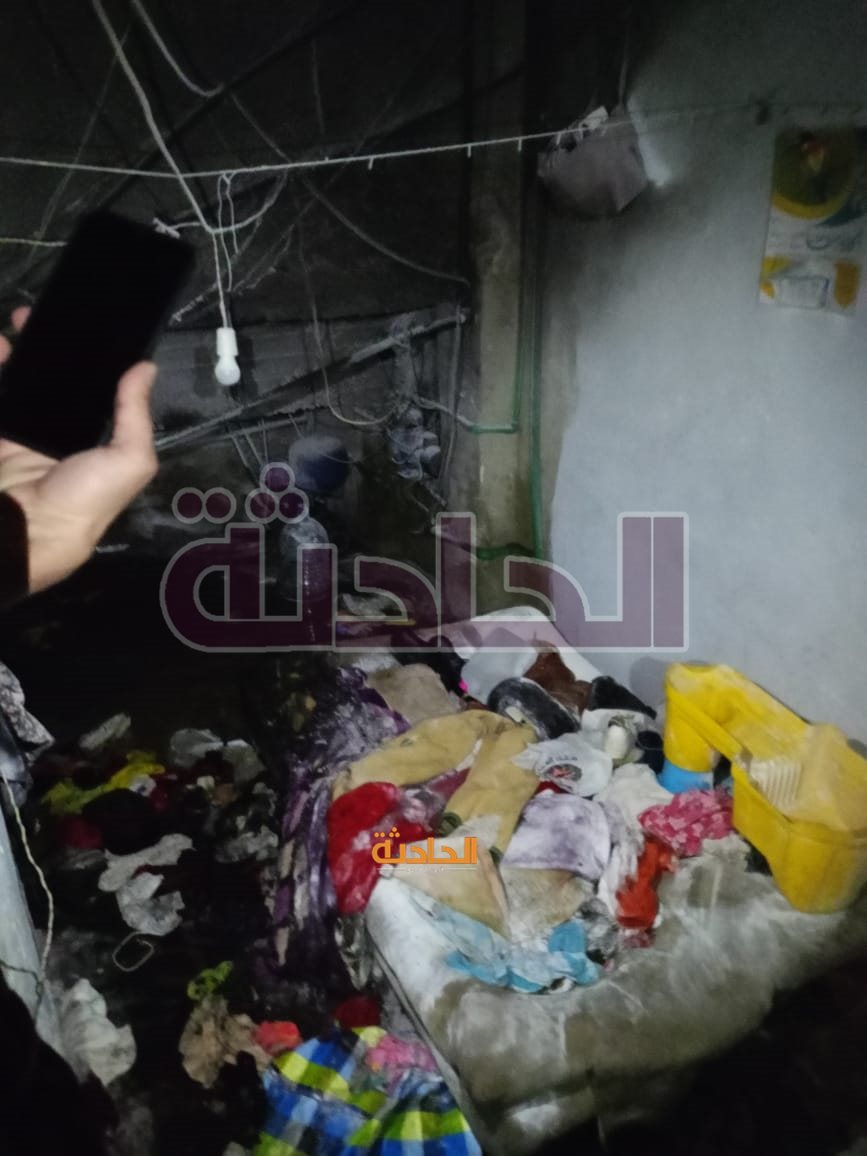 نشوب حريق بعقار في أرض اللواء