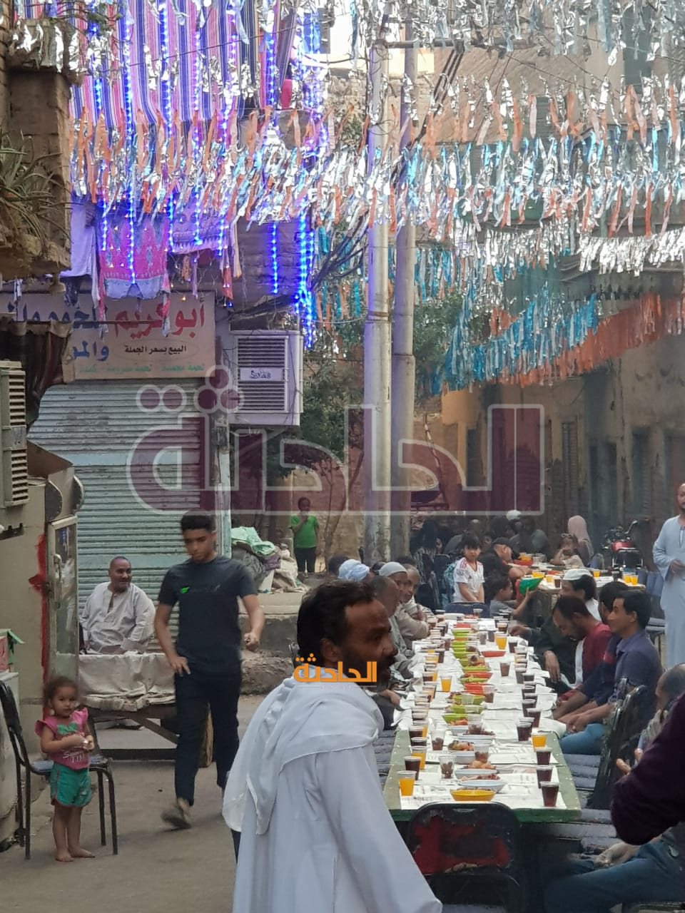 شارع الكرم بالأقصر ينظم إفطاره الجماعي